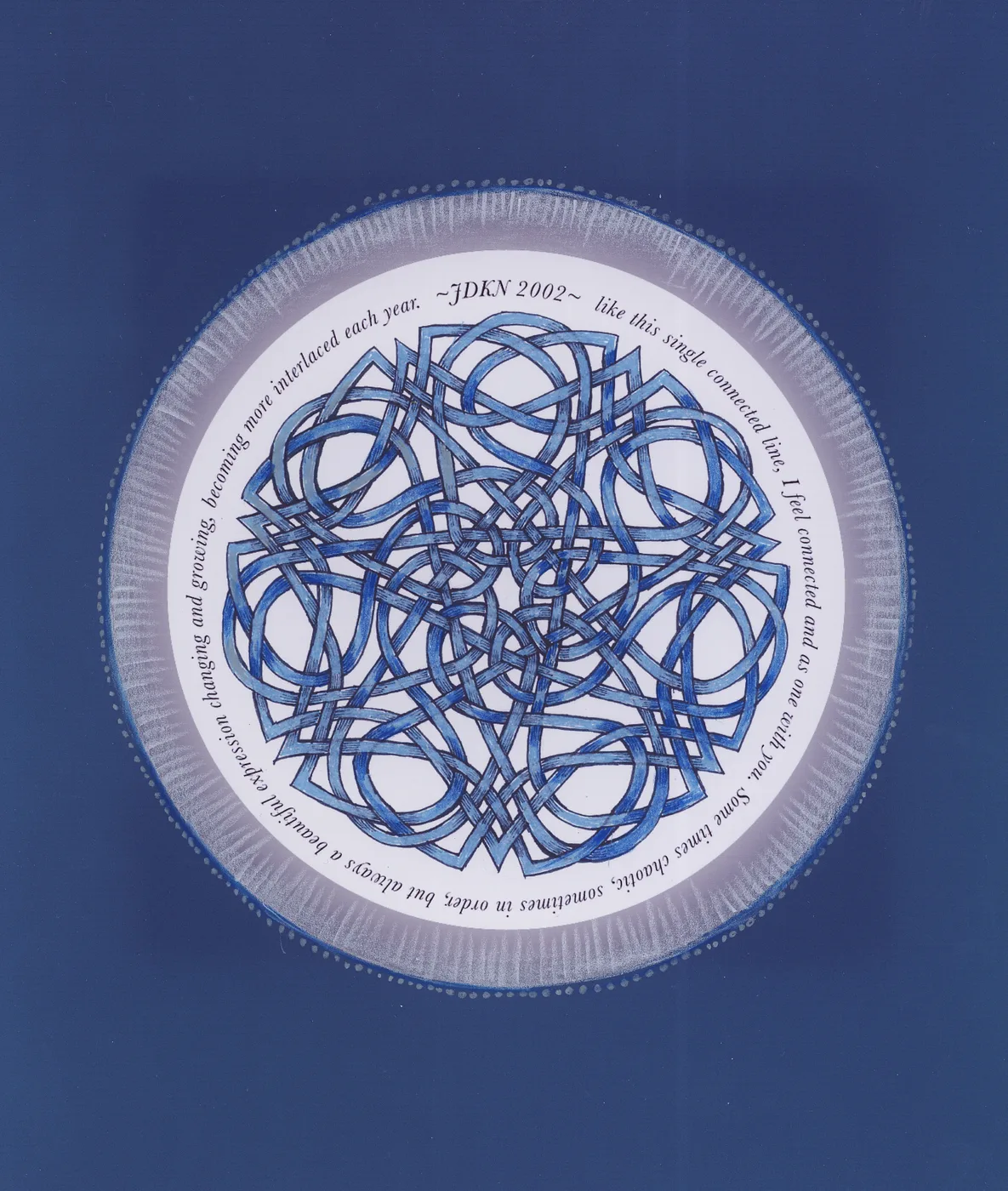 An early original knot design (2002)