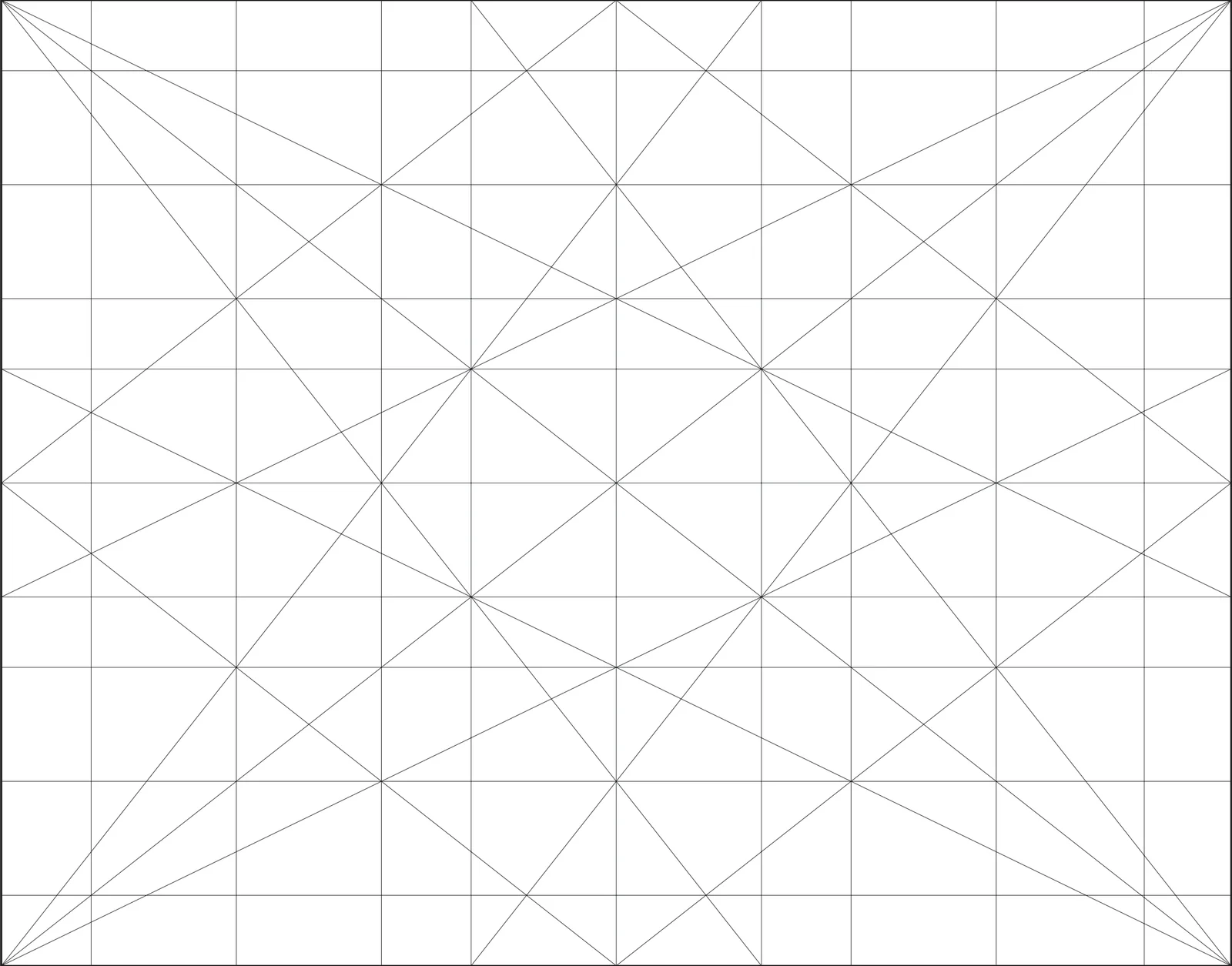 Project grid based on the square root of phi