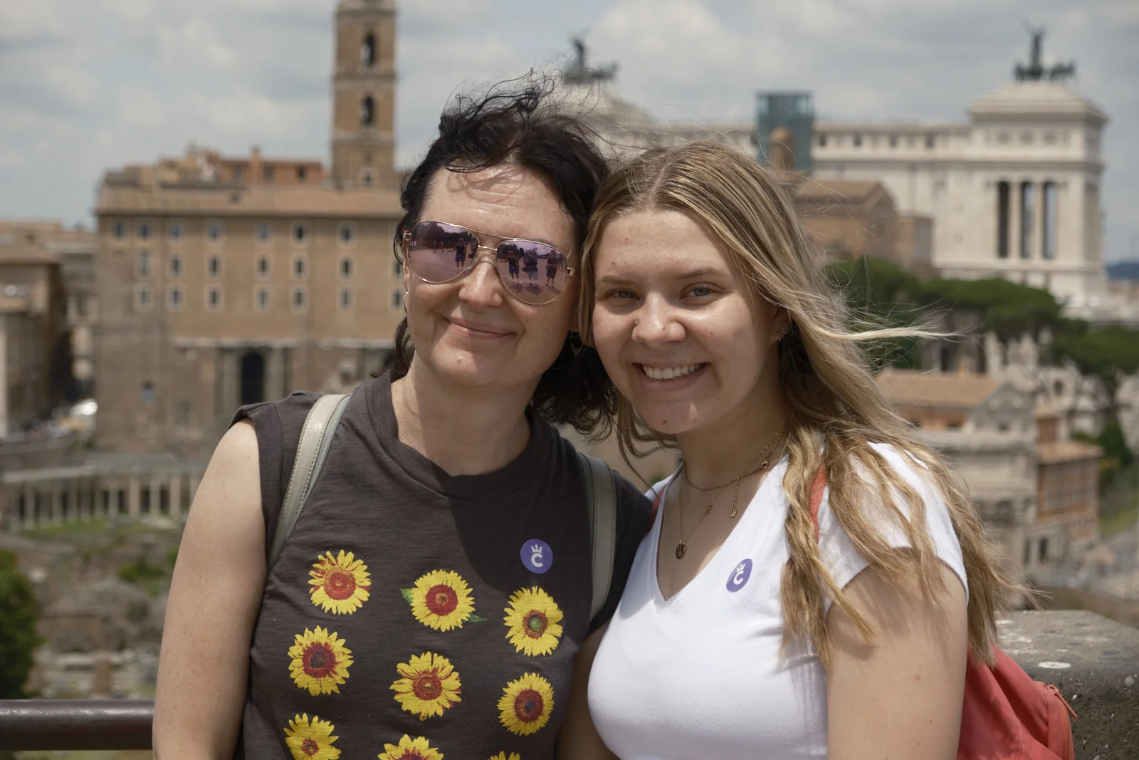 Portrait on the Palatine with the Vittoriano in the background