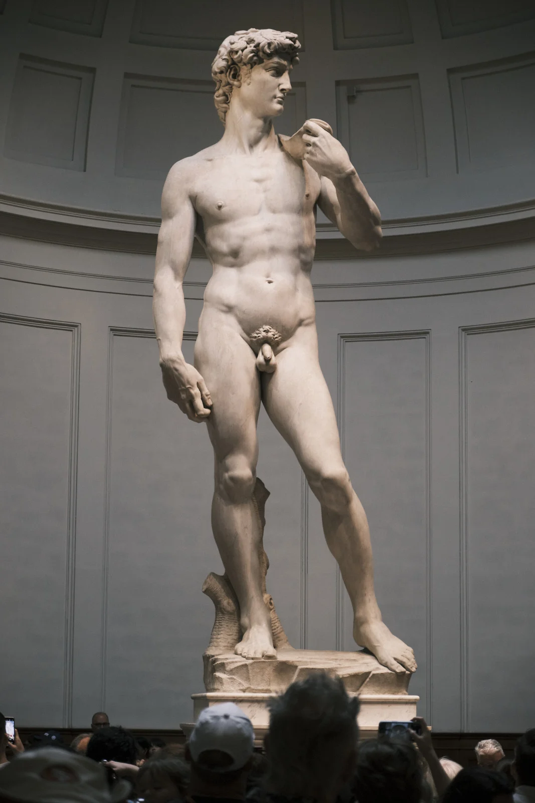 Michelangelo’s David in the Accademia, Florence