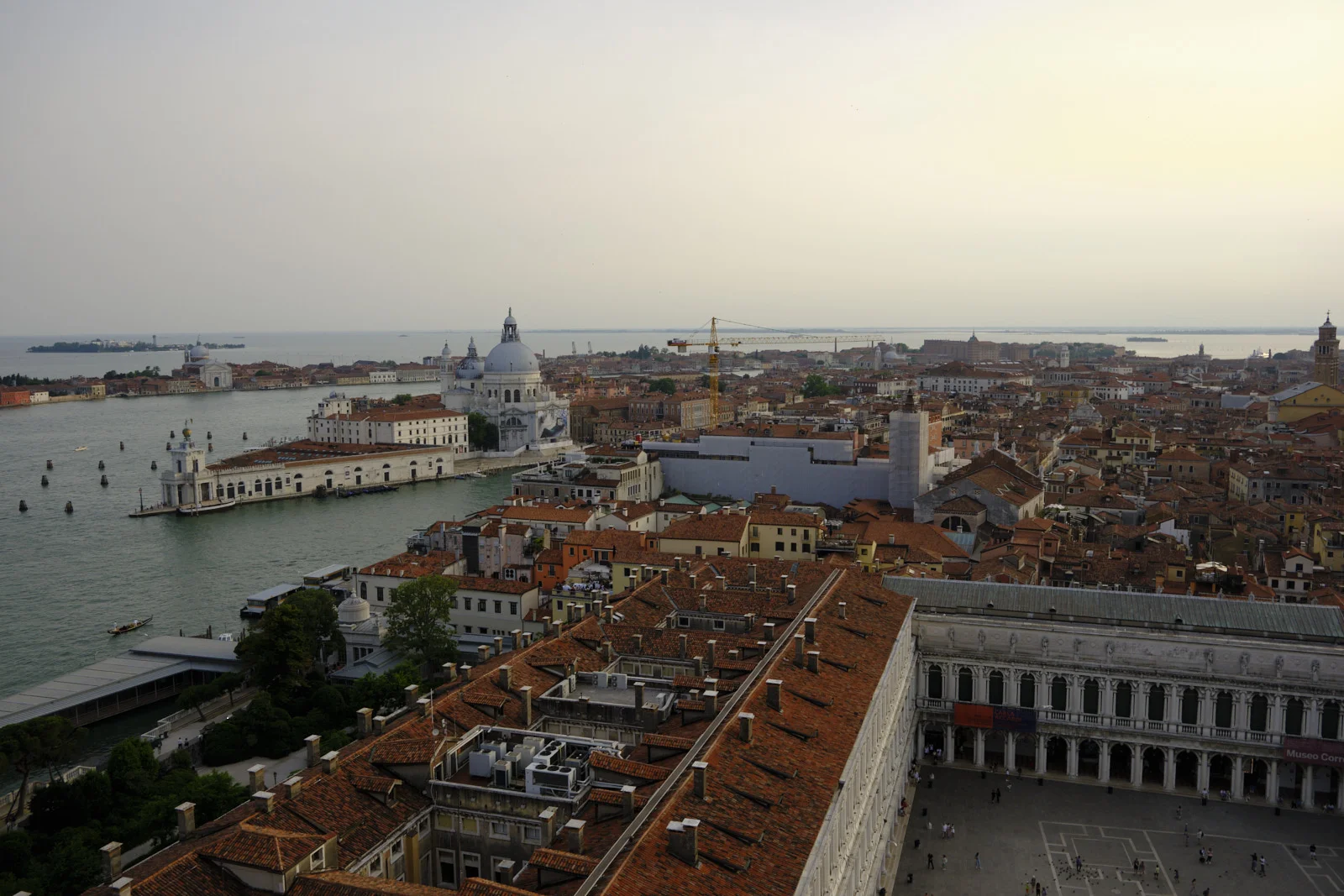 Venice from the Campanile, with Santa Maria della Salute, Punta della Dogana, and the Museo Correr