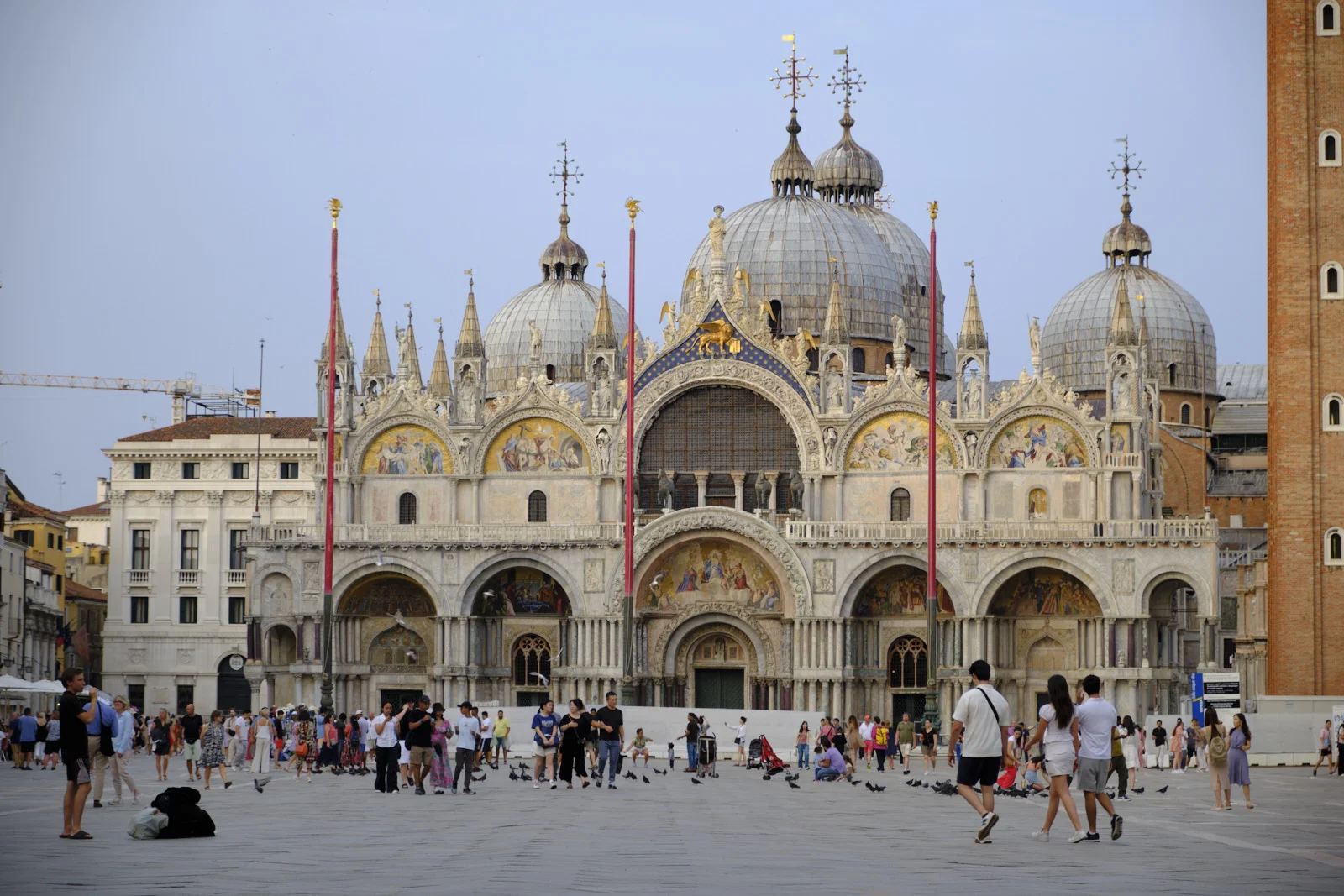 St. Mark’s Basilica from Piazza San Marco, evening light