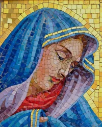 Mosaic of Mary