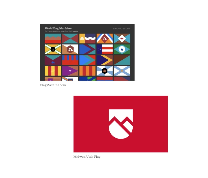 Flag Machine & Midway Utah Flag