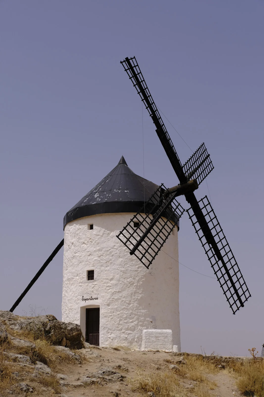 The windmill Espartero at Consuegra, named above the door.