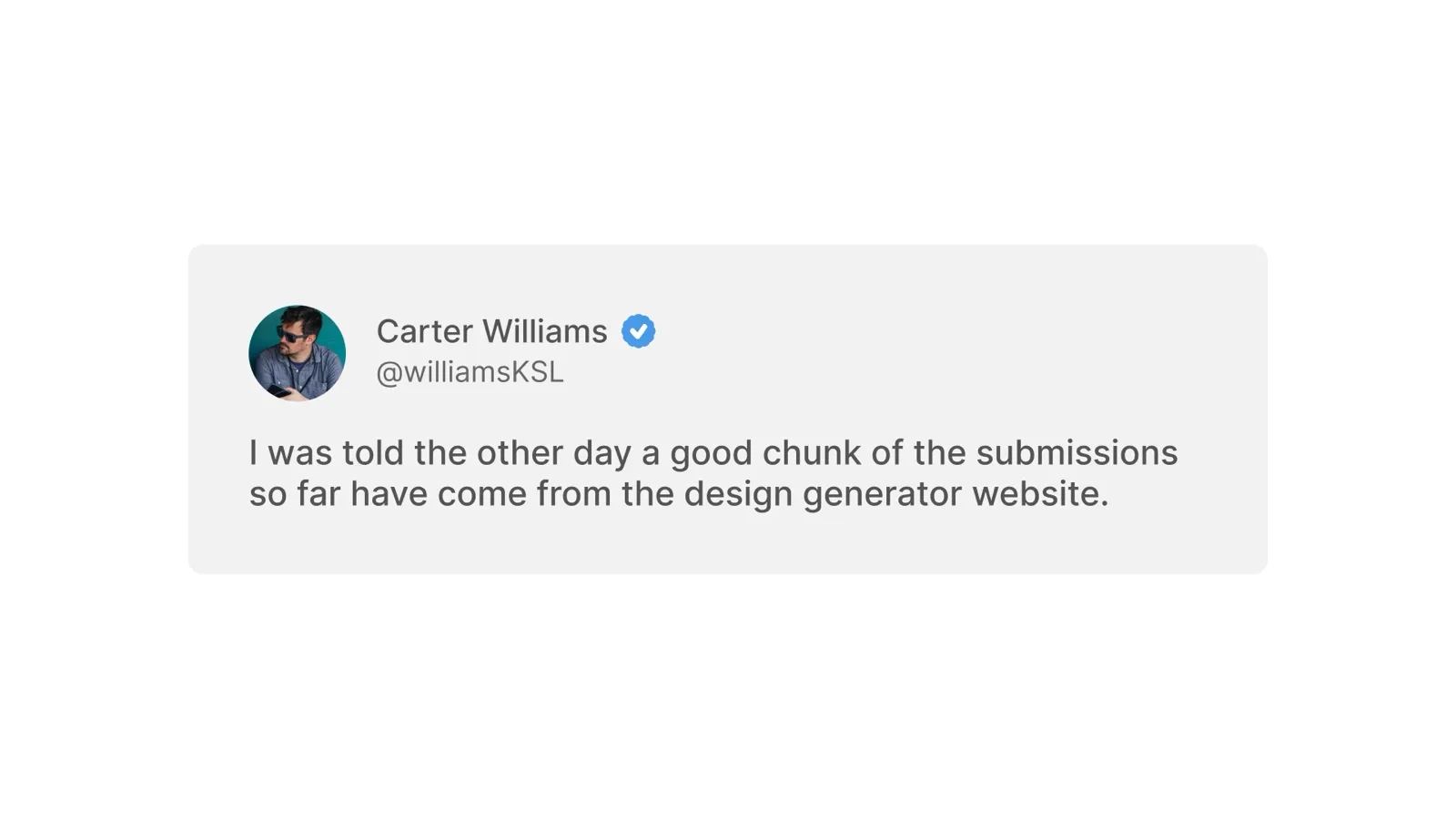 Carter Williams tweet