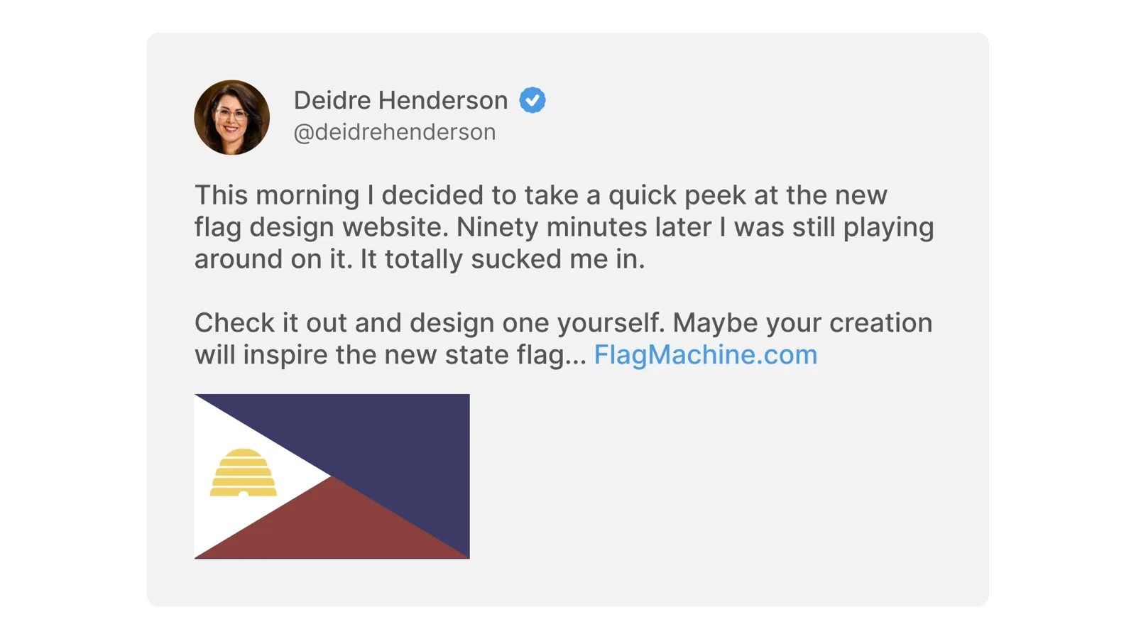Deidre Henderson tweet