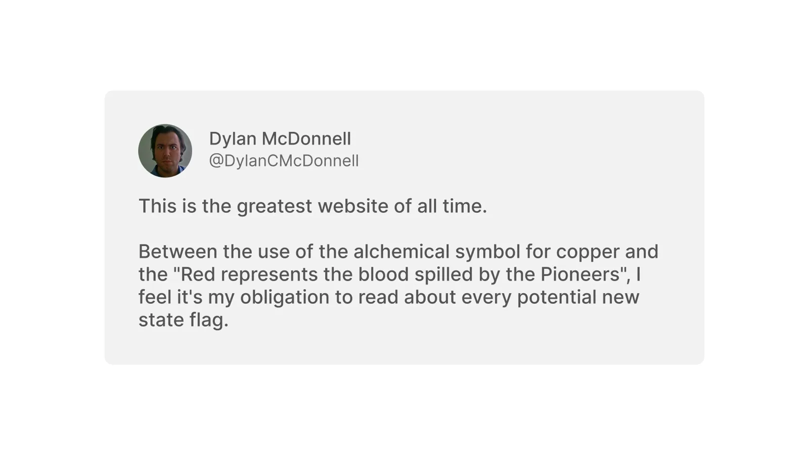 Dylan McDonnell tweet