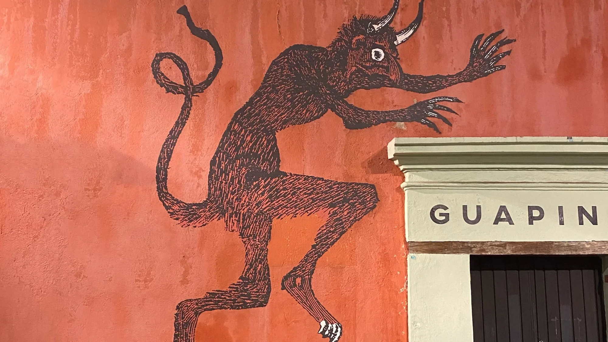 Devil mural