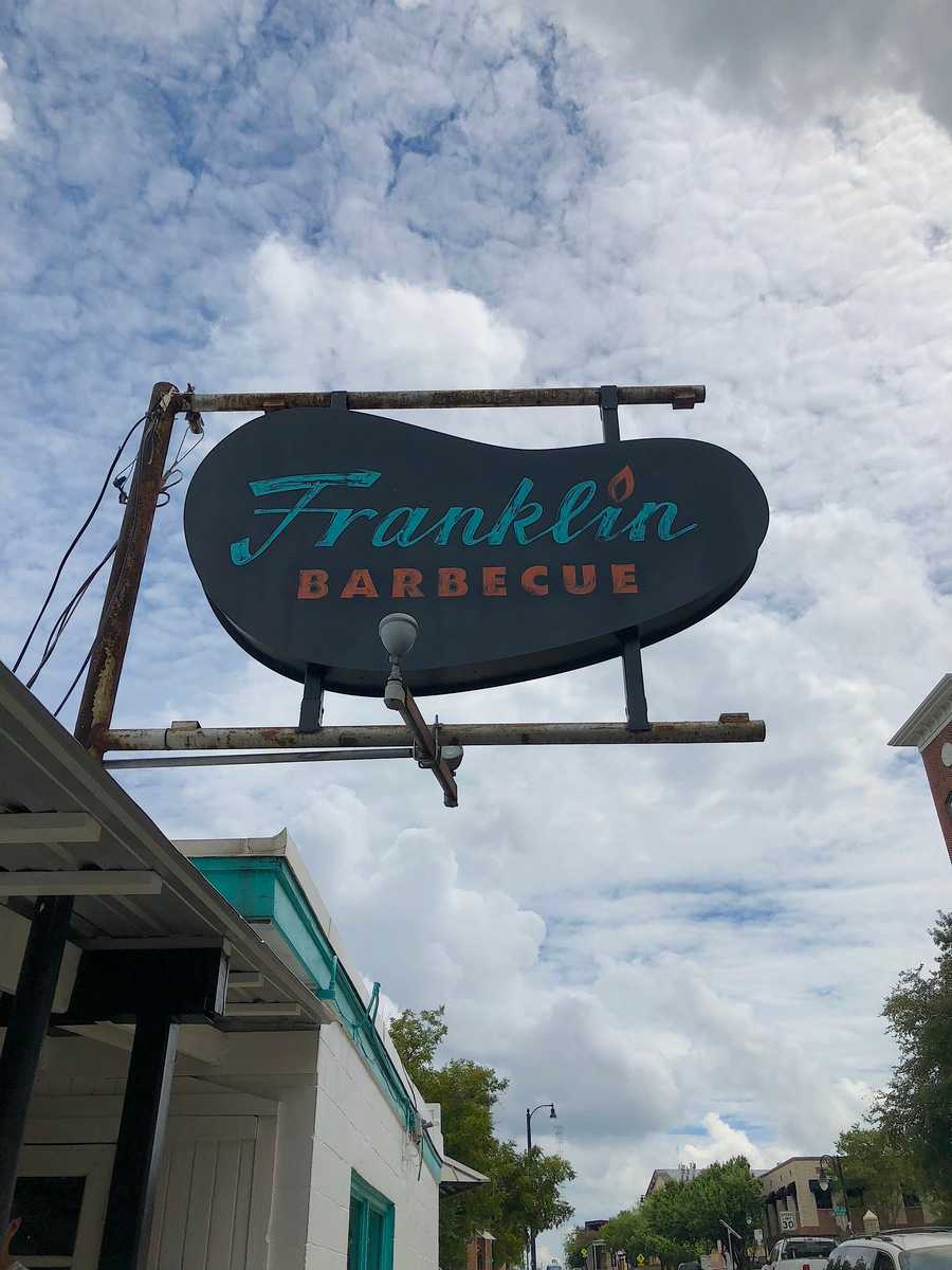 franklin bbq sign