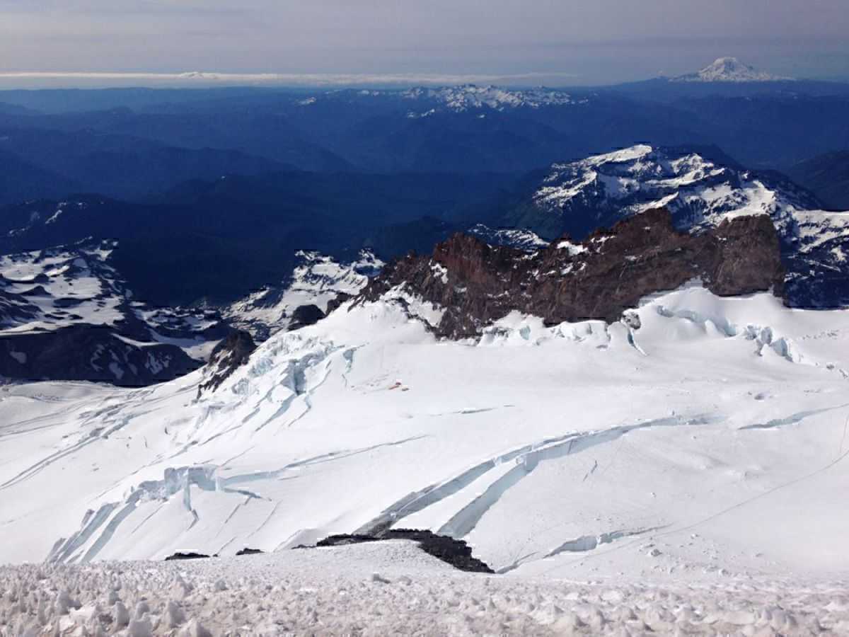 Looking down on Ingrahm flats