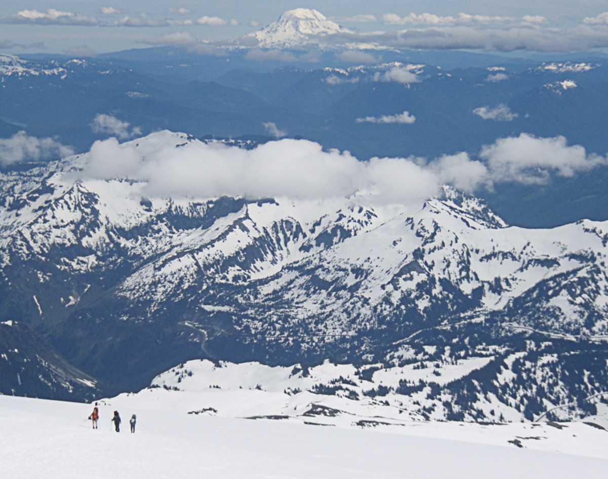 Arriving at Camp Muir