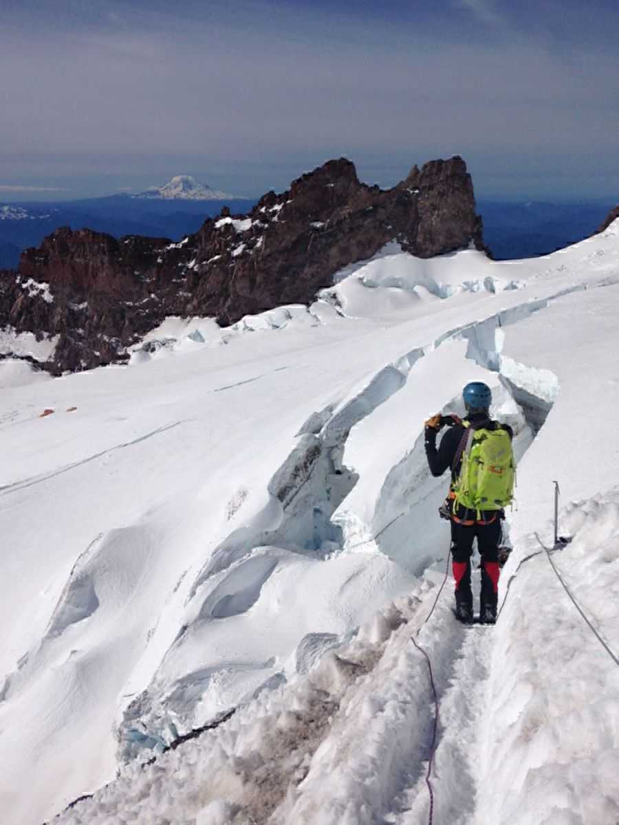 Looking over the Ingrahm glacier