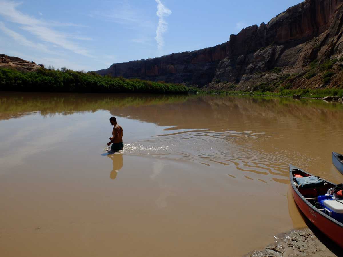 three canyon swim