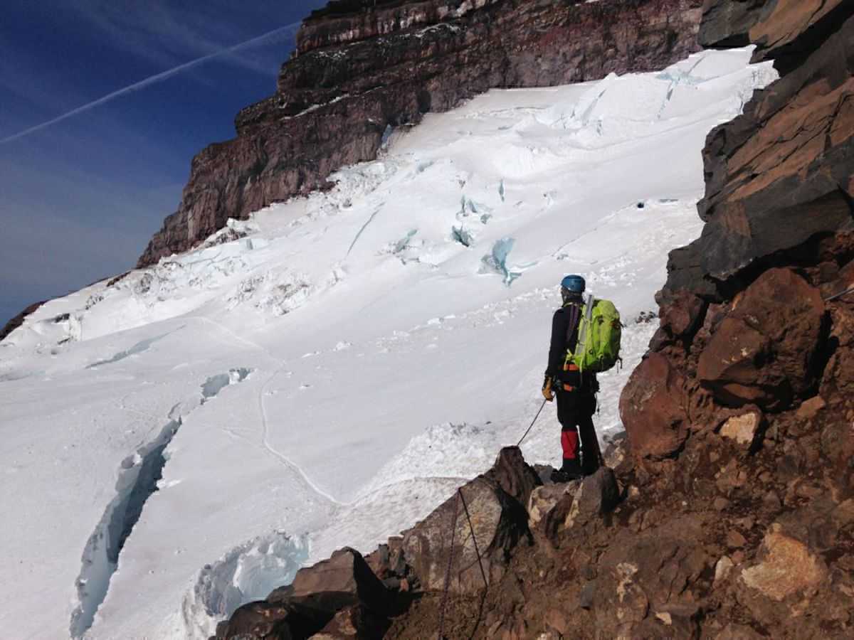 Looking over the Ingrahm glacier